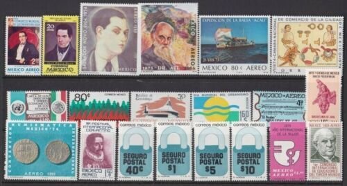 MEXICO 1970s - selection of commems MNH.....................................V902 