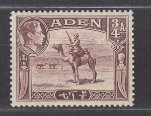 J39774, JL Stamps 1939-48 aden mh #17 camel rider