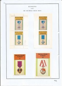 BERNERA -1982 - Medals - Mint Light Hinged - Private Issue