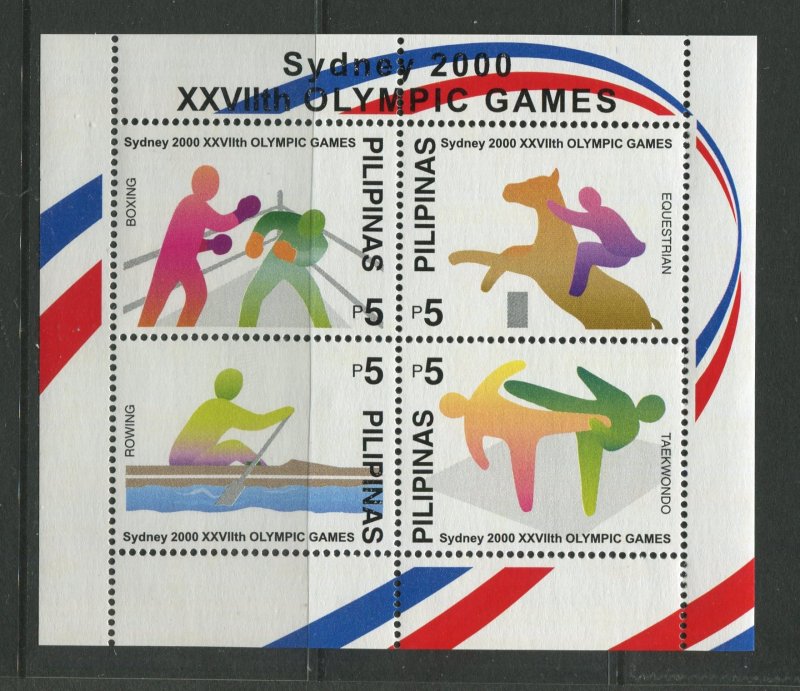 STAMP STATION PERTH Philippines #2685 Sydney Olympics Souvenir Sheet MNH CV$5.00