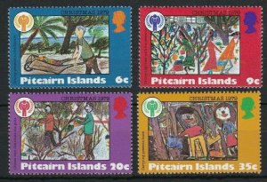 Pitcairn Islands 1979 MNH Stamps Scott 188-191 Christmas UNICEF Year of Children