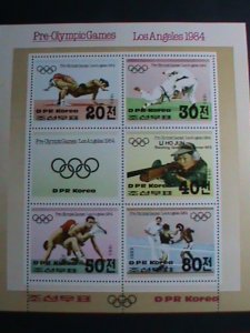 ​KOREA STAMP:1983- SC#2297 PRE-OLYMPIC GAMES LA'84-MNH  :RARE MINI SHEET.-V