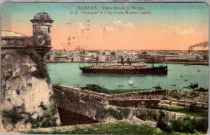 CUBA YR'1913 POSTAL HISTORY PICTORIAL POSTCARD CANC HABANA ADDR USA