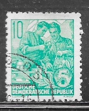 Germany DDR 191: 10pf Machinists, CTO, F-VF