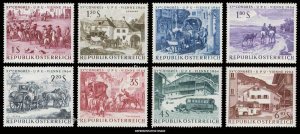 Austria Scott 729-736 Mint never hinged.