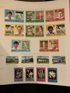 St Vincent 1984 Small Mint Lot on Album Page NW-193113