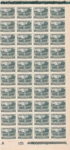 Mexico Mint Never Hinged Part Stamps Sheet 1923 Ref 28243