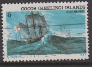 Cocos Islands Sc#22 Used