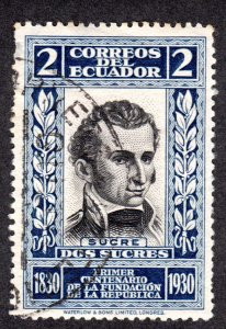 Ecuador, Scott # 314, used, 2013 Cat = $ 2.00, Lot 220312 .