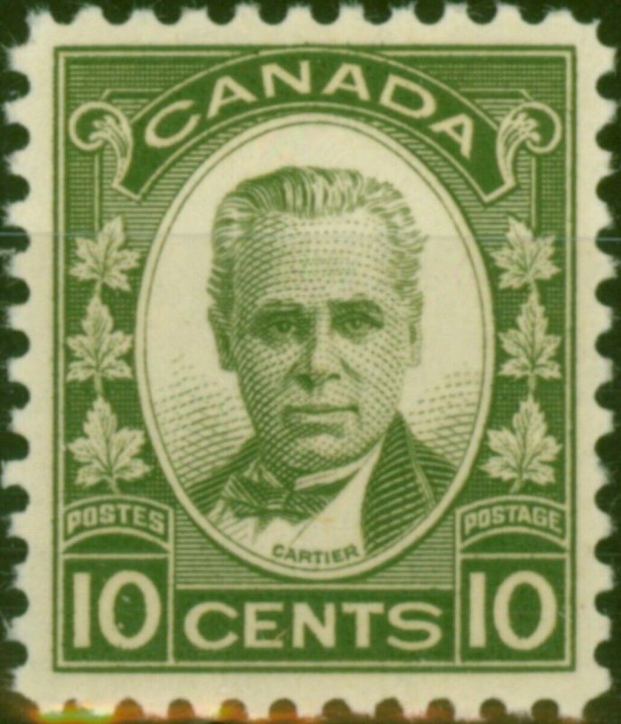 Canada 1931 10c Olive-Green SG312 V.F VLMM