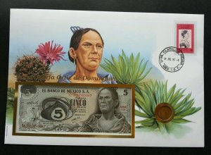 Mexico 1997 FDC (banknote coin cover) *3in1 *rare