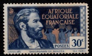 French Equatorial Africa Scott 43 MH* expect similar centering