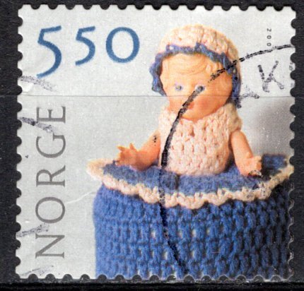Norway; 2001: Sc. # 1306a: Used Perf. 12 3/4  Single Stamp
