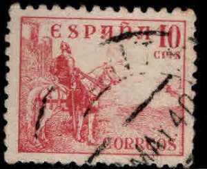 SPAIN Scott 665a Rose colored el Cid stamp Used