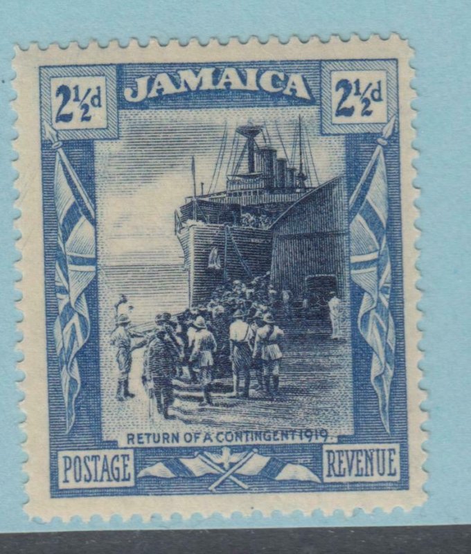 JAMAICA 79a  MINT HINGED OG * DARK BLUE VARIETY - NO FAULTS VERY FINE!