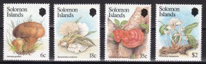 Solomon Isl, Mushrooms MNH / 1984