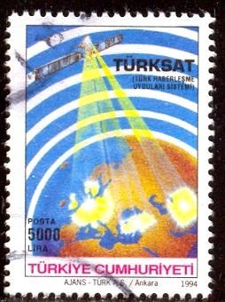 Turksat Satellite, Turkey stamp SC#2591 used