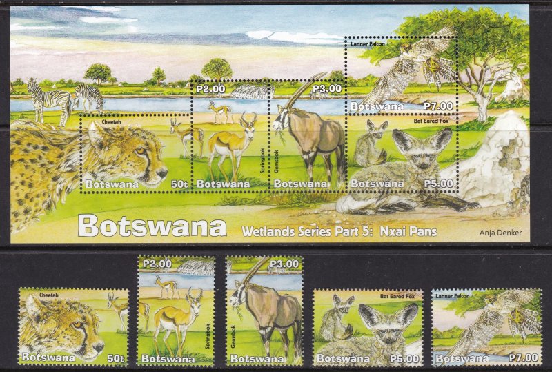 Botswana, Fauna, Animals, Birds MNH / 2019