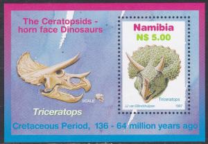 Namibia # 847, Dinosaurs, NH, 1/2 Cat