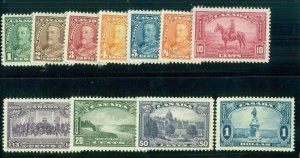 CANADA #217-27, Complete set, og, NH, VF, Scott $180.30