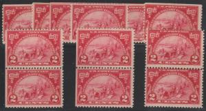 U.S. Stamp - #615 12x Mint Never Hinged