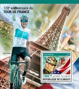 2022/08 - DJIBOUTI  - TOUR DE FRANCE  II        1V    MNH **