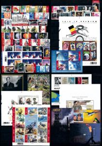 Belgium 2004 Complete Year Set Incl. S/S and Self Adhesive Stamps MNH