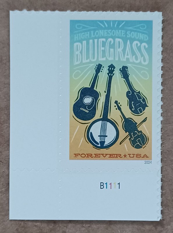 United States #5844 (68c) Bluegrass MNH plate #B1111 (2024)
