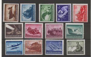 Germany 1944 Armed Forces sg.861-73 set of 13 MNH