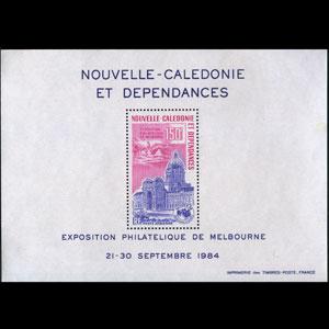 NEW CALEDONIA 1984 - Scott# C200a S/S Ausipex NH