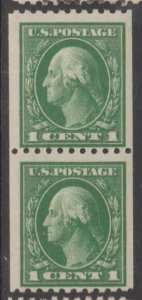 U.S. Scott #441 Washington Stamp - Mint Pair