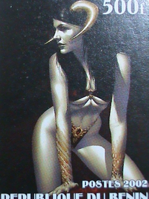 BENIN 2002- NUDE ARTS PAINTING-DREW POSADA- MNH SHEET   VERY FINE