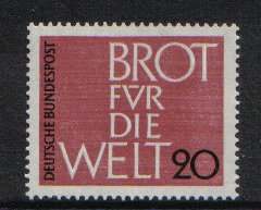 Germany #854  MNH  1962  Freedom from hunger