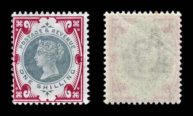 4695: GB SG214 1s Green & Carmine. 1900. Sc#126 Mi101 MNH Mint. C£100