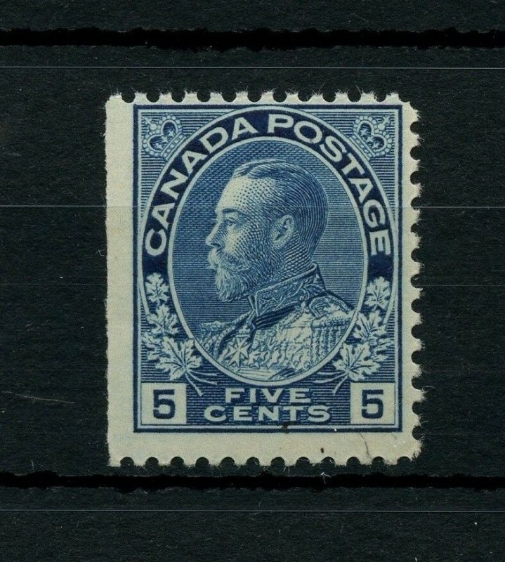#111 Admiral 5c blue F MNH Post office fresh Cat $210 Canada mint