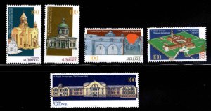 Armenia Scott 564-568  MNH** Building stamp set