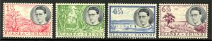 RUANDA-URUNDI 1955 KING BAUDOUIN Pictorial Set Sc 133-136 MNH