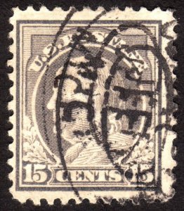 1917, US 15c, Franklin, Used, Sc 514