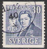 Sweden #295 J.J. Berzelius Used