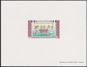 WALLIS AND FUTUNA 1989 Sport Football Human Rights large die proof.........A7943