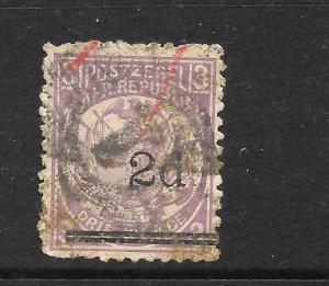 TRANSVAAL  1887  2d on 3d   ARMS  GU    SG 194b