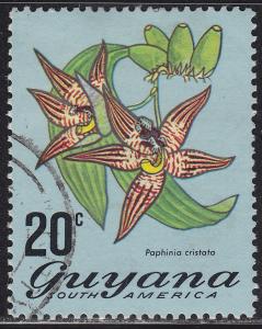 Guyana 140 Paphinia Cristata 1972