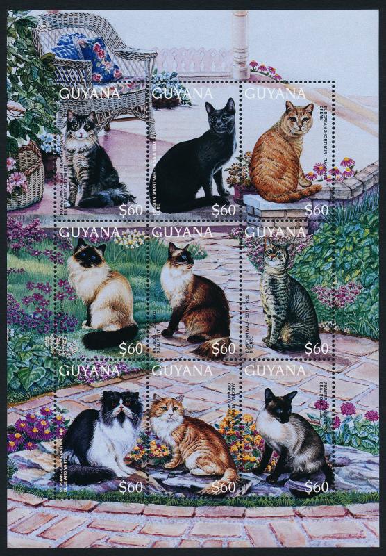 Guyana 3103 MNH Cats