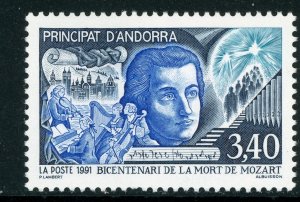 French Colony 1991 Andorra Mozart Sc #409 MNH H263 ⭐⭐