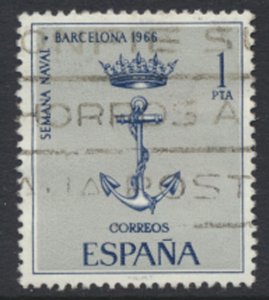 Spain  SC# 1364  Used   Navy Emblem 1966   see details & scans 