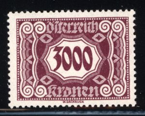 Austria 1924  Scott #J129 MH