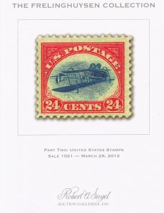 2012 Siegel Auction #1021 Catalog - Frelinghuysen Collection