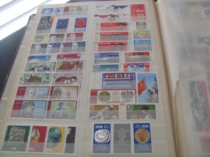 GERMANY DDR 1960'S MNH/HINGED/USED  AFTER 1967 MNH VF/XF  (196)