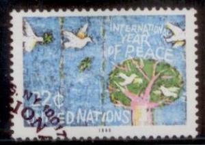 United Nations New York 1986 SC# 475 Used TS1