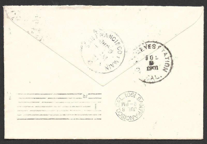 Doyle's_Stamps: 1901 Postal History for Inverness, California